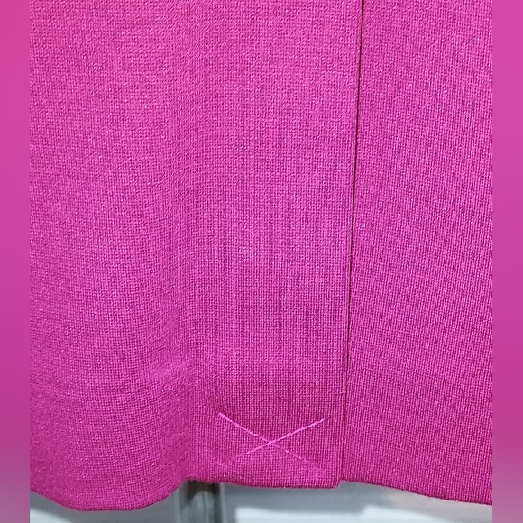 Talbots Fuchsia Medium Weight Sleeveless High Quality Dress NWT - Picture 6 of 10